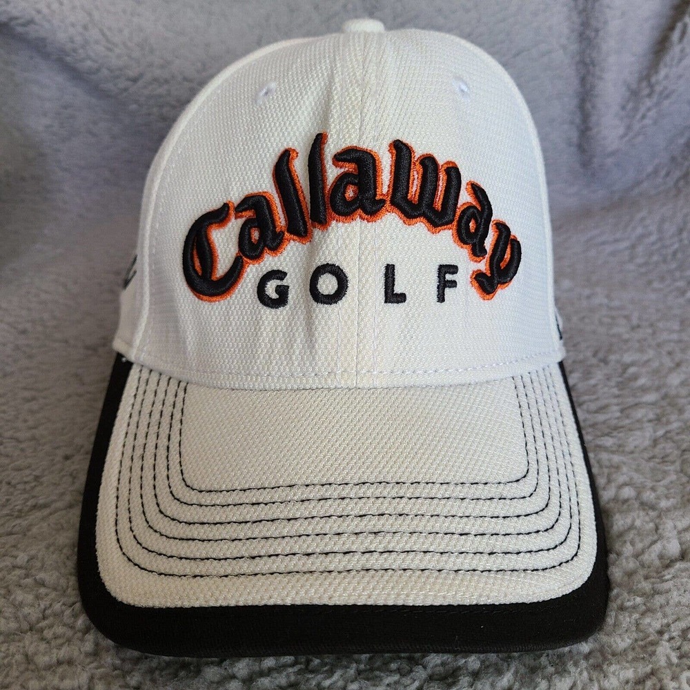 New Era Callaway Golf Hat FT Fusion Technology Tour Adjustable Cap Beige
